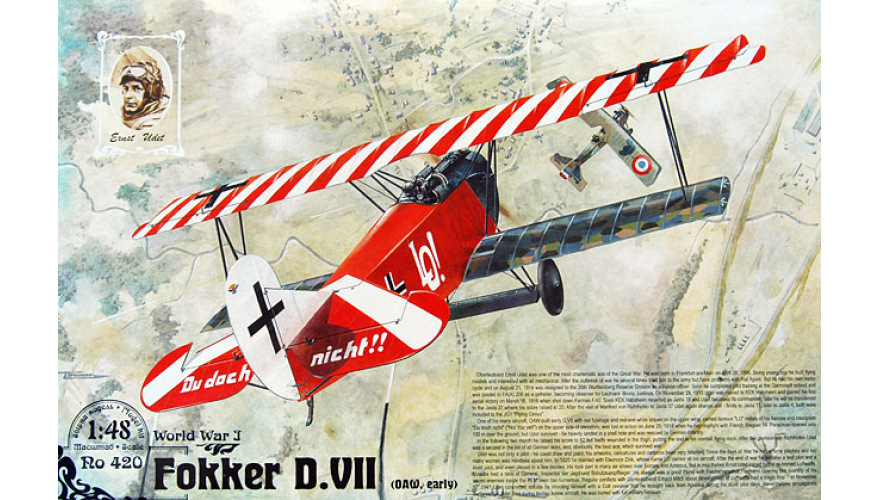     Fokker D.VII OAW early,  RODEN,  1/48, : Rod420