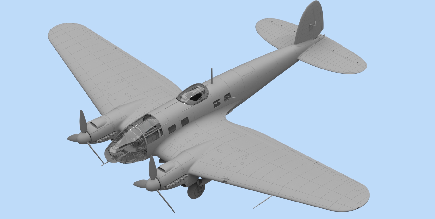      Heinkel He 111H-6,  ICM  1:48. # 2 hobbyplus.ru