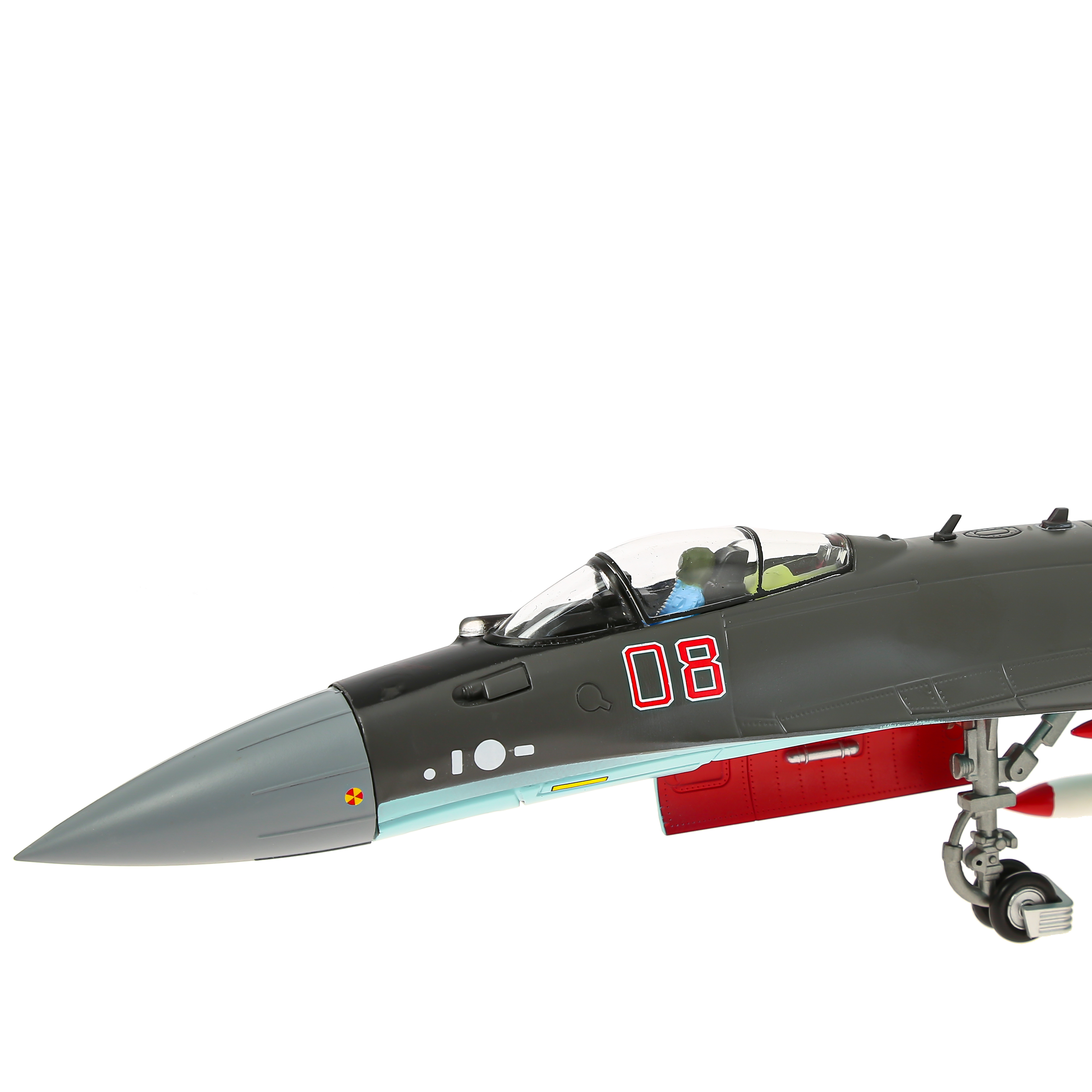       -35 ,  1:48.  47 . Large metal model of a Russian Su-35 fighter airplane, scale 1:48. Length 47 cm. # 8 hobbyplus.ru
