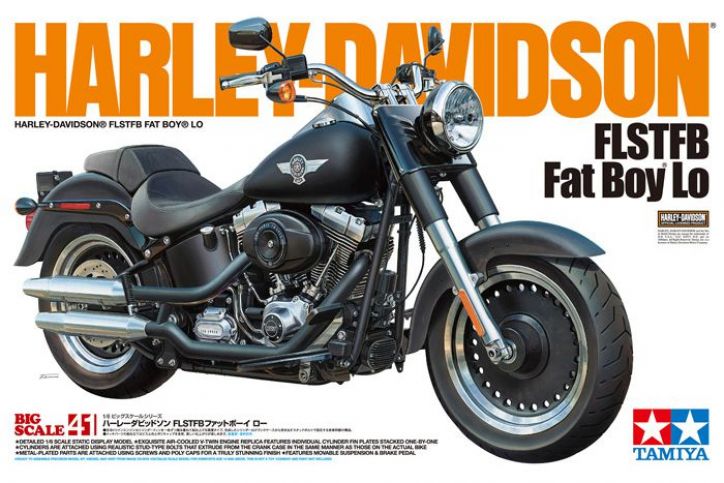    Harley-Davidson FLSTFB - Fat Boy Lo ( ) L=400,  1:6,  Tamyia, : 16041 # 1 hobbyplus.ru