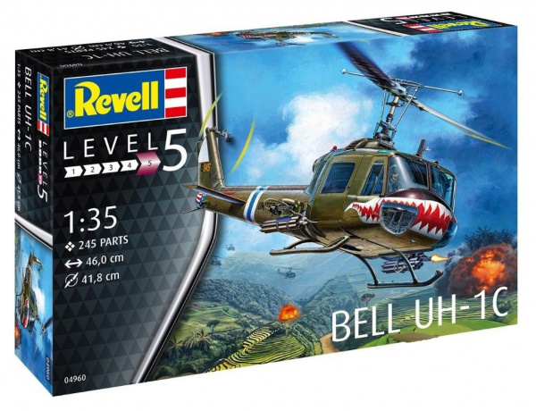    BELL UH-1C.2 1:35. REVELL 04960 # 1 hobbyplus.ru