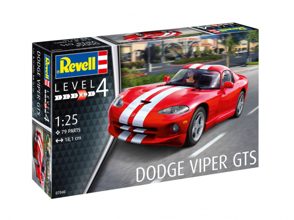    Dodge Viper GTS,   1:25. Revell 07040 # 1 hobbyplus.ru