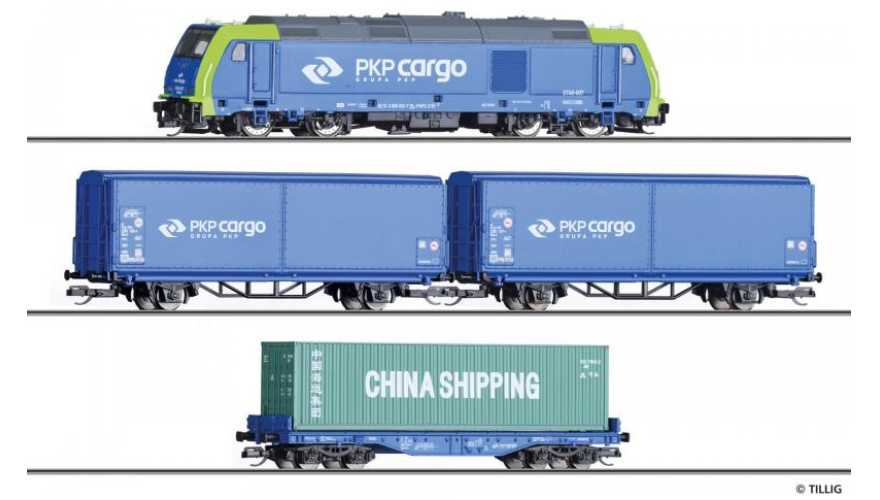      PKP Cargo   TRAXX,  1:120,  12 . Tillig 01400.  