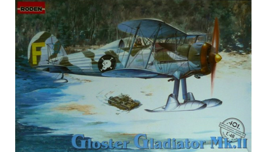     Gloster Gladiator MK.II,  RODEN,  1/48, : Rod401