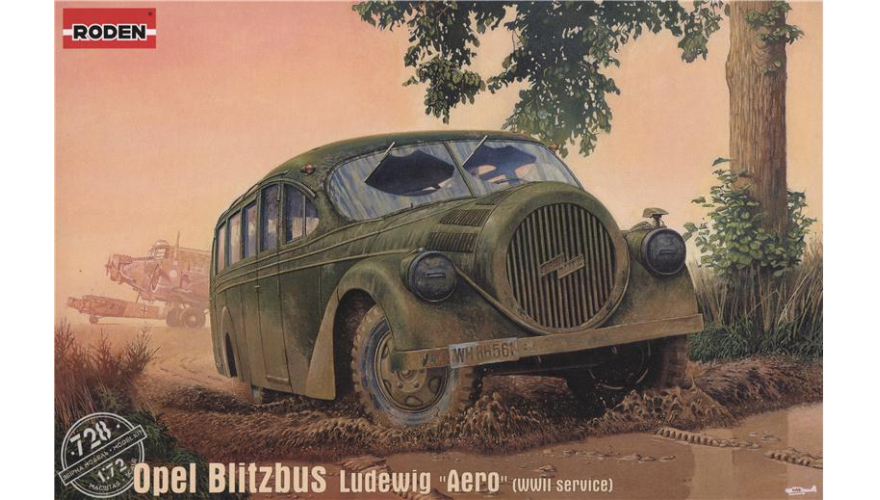     Opel Blitzbus Ludewig "Aero" (    ),  RODEN,  1/72, : Rod728