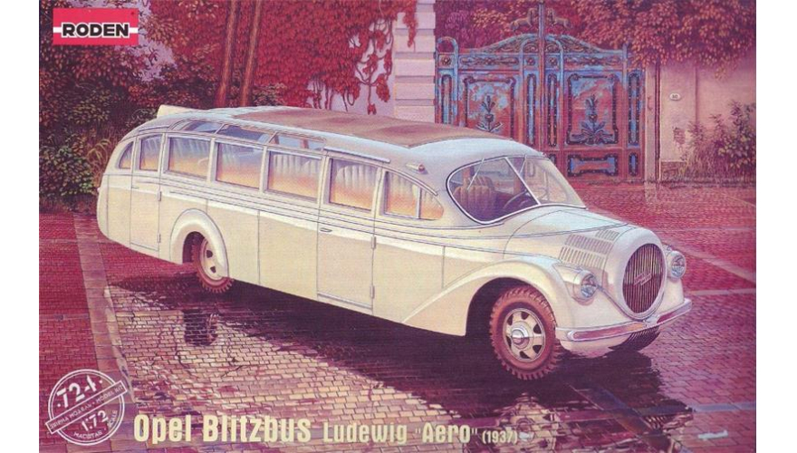     Opel Blitzbus Ludewig "Aero" (1937),  RODEN,  1/72, : Rod724