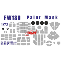 ���������� ����� �� ���������� FW 189 (ICM), ������� 1/72, ������������� KAV models, �������: M72 009