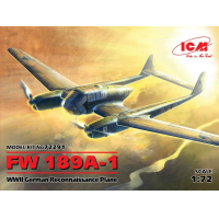   FW 189A-1,  - II , : 1/72, : ICM, : 72291