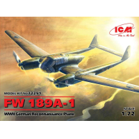 ������� ������ FW 189A-1, ���������� �������-��������� II ��, �������: 1/72, �������������: ICM, �������: 72291