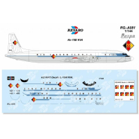 ������ ��� ������� ������ ��-18� � �������� 1/144, NVA DDR (���), ����� ������, ����� �����, ������������� REVARO, �������: RG�A081