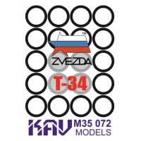 ���������� ����� �� ������� �-34 (������ 3687), ������� 1/35, ������������� KAV models, �������: M35 072