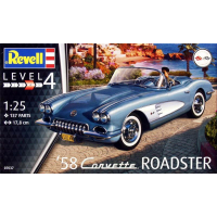 07037 REVELL ���������� 58' CORVETTE ROADSTER ������� 1/25