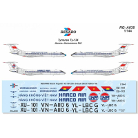 ������ ��� ������� ������ ��-134 � �������� 1/144, ���������� �6, ������������� REVARO, �������: RG�A035