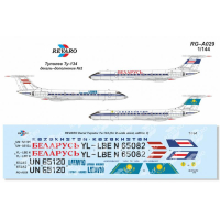 ������ ��� ������� ������ ��-134 � �������� 1/144, ���������� �2, ������������� REVARO, �������: RG�A029